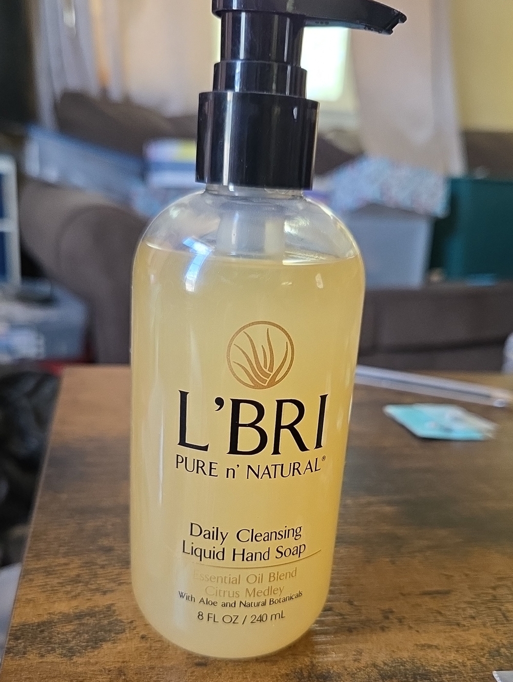 L'BRI Daily Cleansing Hand Soap — ESSENTIAL OIL BLEND CITRUS MEDLEY